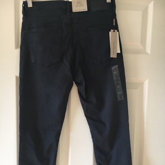 CK women's blue serré à la cheville ankle skinny - Picture 5 of 8